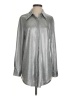 Assorted Brands Silver Long Sleeve Blouse Size S - photo 1