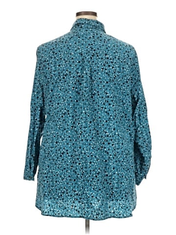 Notations Long Sleeve Button-Down Shirt (view 2)