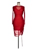 Bebe Red Cocktail Dress Size XL - photo 1
