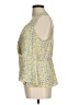 Pleione 100% Polyester Yellow Sleeveless Blouse Size M - photo 5