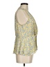 Pleione 100% Polyester Yellow Sleeveless Blouse Size M - photo 4