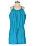 Jasmine & Juliana 100% Polyester Solid Teal Romper Size 4 - photo 1