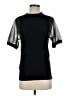 DKNY 100% Cotton Black Short Sleeve Top Size S - photo 1