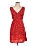 Assorted Brands 100% Polyester Hearts Red Cocktail Dress Size L - photo 1