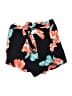 SEEK The Label 100% Rayon Floral Black Shorts Size M - photo 1
