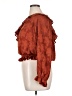 Anthropologie 100% Polyester Brown Orange Long Sleeve Blouse Size 1X - photo 5