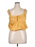 Forever 21 Plus 100% Polyester Yellow Sleeveless Blouse Size 0X - photo 1