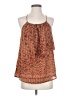 Bar III 100% Polyester Orange Sleeveless Blouse Size S - photo 1