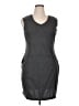 Allison Brittney Gray Casual Dress Size 16 - photo 1