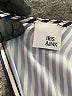 Iris & Ink 100% Polyester Stripes Gray 3/4 Sleeve Blouse Size 6 - photo 7