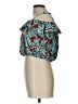 Assorted Brands 100% Cotton Teal Sleeveless Blouse Size 12 - photo 5