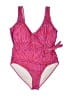 White Birch Animal Print Pink One Piece Swimsuit Size L - photo 1