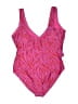 White Birch Animal Print Pink One Piece Swimsuit Size L - photo 2