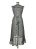 Max Studio Paisley Gray Cocktail Dress Size XL - photo 2