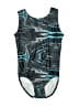 Assorted Brands Graphic Gray Black Leotard Size 12 - 14 - photo 1