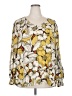 CAbi 100% Polyester Yellow Long Sleeve Blouse Size XXL - photo 1