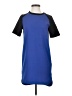 H&M 100% Polyester Color Block Blue Casual Dress Size 4 - photo 1