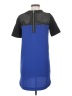 H&M 100% Polyester Color Block Blue Casual Dress Size 4 - photo 2