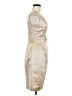 LanTing Bride 100% Polyester Solid Ivory Gold Cocktail Dress Size M (estimated) - photo 4