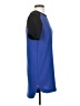 H&M 100% Polyester Color Block Blue Casual Dress Size 4 - photo 4