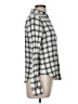 XXI Checkered-gingham Gray Long Sleeve Button-Down Shirt Size M - photo 4