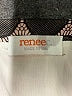 Renee C. 100% Polyester Graphic Black Casual Skirt Size XL - photo 4