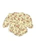 Unbranded Floral Yellow Long Sleeve Onesie Size 70 cm / US 6-9 MO - photo 1