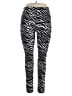 New Mix USA Animal Print Black Leggings Size XL - photo 1