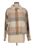 Lucky Brand 100% Cotton Plaid Tan Jacket Size M - photo 1