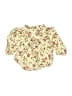 Unbranded Floral Yellow Long Sleeve Onesie Size 70 cm / US 6-9 MO - photo 2