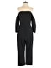 BCBGMAXAZRIA Solid Black Jumpsuit Size S - photo 1