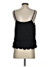 Elle 100% Polyester Black Sleeveless Blouse Size S - photo 2