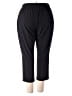 Stylus Solid Black Casual Pants Size XXL - photo 2