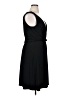 Calvin Klein Solid Black Cocktail Dress Size 10 - photo 4