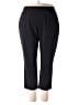 Stylus Solid Black Casual Pants Size XXL - photo 1