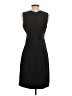 Theory 100% Polyester Solid Black Cocktail Dress Size 4 - photo 2