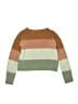 Pink Rose 100% Polyester Color Block Tan Pullover Sweater Size 10 - 12 - photo 2