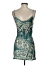 Zara Paisley Teal Cocktail Dress Size XS - photo 2