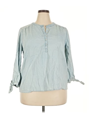 St. John's Bay 3/4 Sleeve Blouse (view 1)