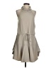 Shona Joy 100% Polyester Solid Gray Casual Dress Size 4 - photo 1