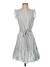 dip Stripes Gray Blue Casual Dress Size XS - photo 1