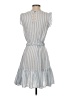 dip Stripes Gray Blue Casual Dress Size XS - photo 2