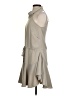 Shona Joy 100% Polyester Solid Gray Casual Dress Size 4 - photo 5