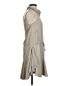 Shona Joy 100% Polyester Solid Gray Casual Dress Size 4 - photo 4