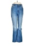 Current/Elliott Hearts Blue Jeans Size 28 waist - photo 1