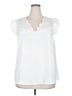 Shein Curve 100% Polyester White Sleeveless Blouse Size 2X - photo 1