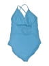 Unbranded Solid Blue One Piece Swimsuit Size S (estimated) - photo 2