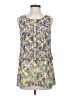 CAbi 100% Polyester Print Blue Sleeveless Blouse Size XS - photo 1