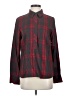 CAbi 100% Rayon Plaid Red Long Sleeve Button-Down Shirt Size XS - photo 1