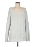 Mia + Tess Metallic Silver Pullover Sweater Size M - photo 1